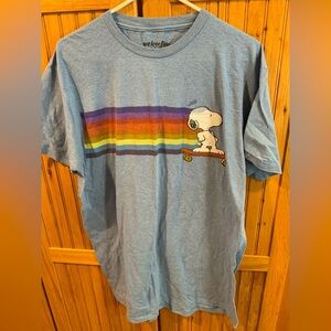 Blue Snoopy Skateboard Tee